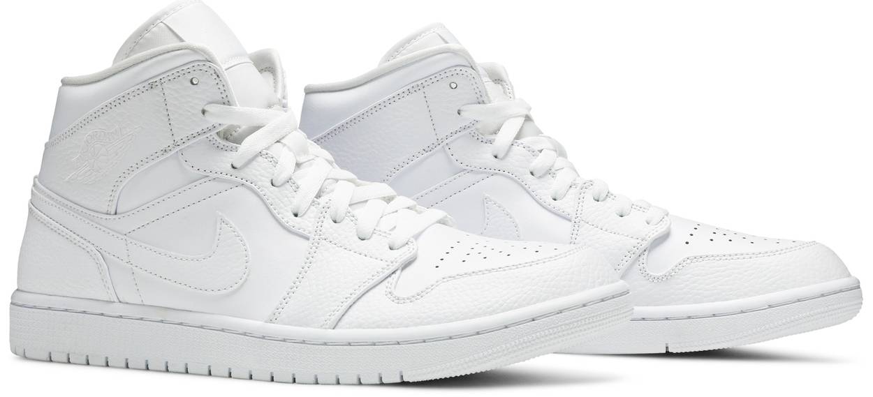 Nike Air Jordan 1 Mid / Bianco - Ideal Moda