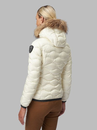 Giubbino con Motivo ad Onde Blauer / Bianco - Ideal Moda