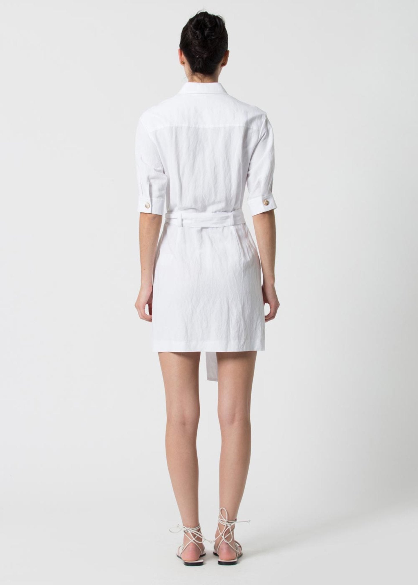 Abito Chemisier Kocca / Bianco - Ideal Moda
