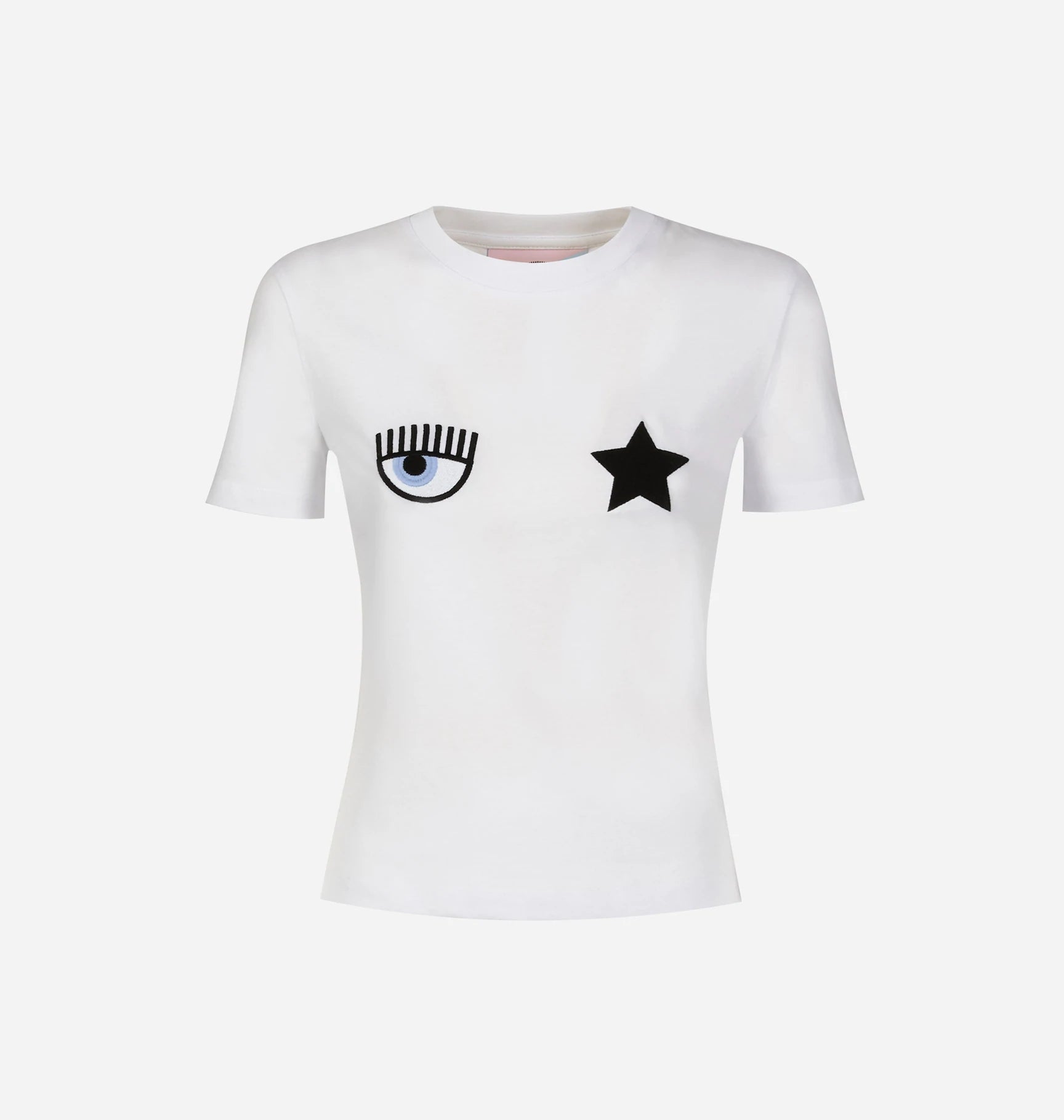 T-Shirt Chiara Ferragni con Logo / Bianco - Ideal Moda