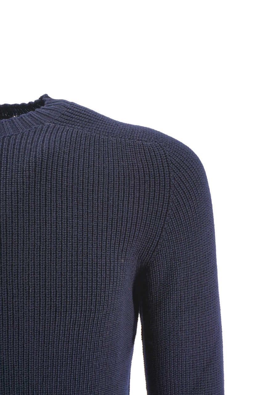 Maglia Tagliatore girocollo / Blu - Ideal Moda
