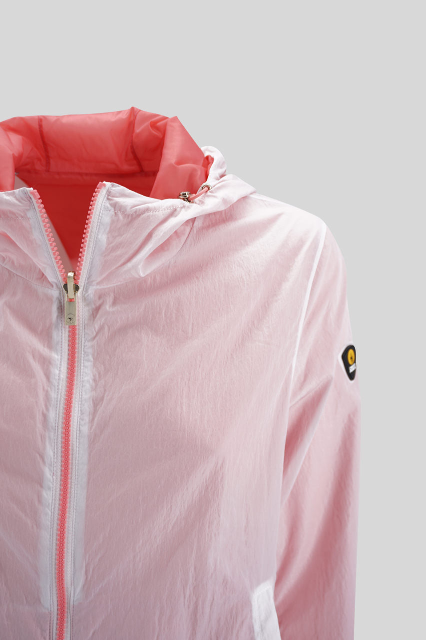 Giacca a vento reversibile / Rosa - Ideal Moda