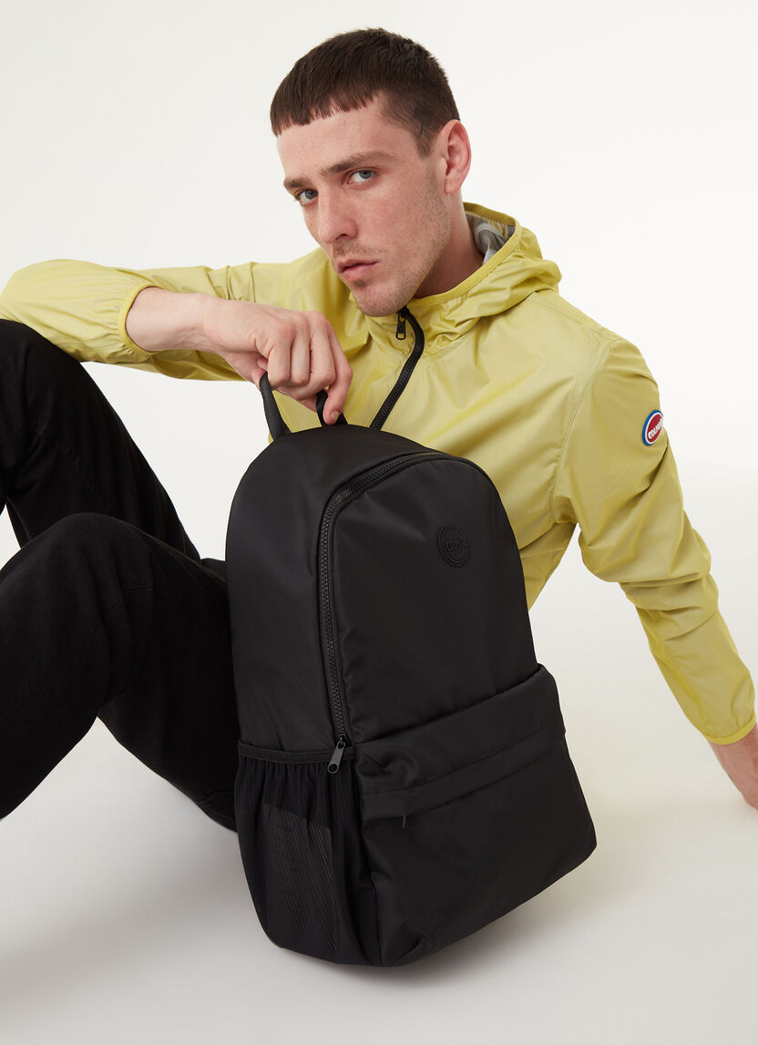 Zaino in poliestere riciclato / Nero - Ideal Moda