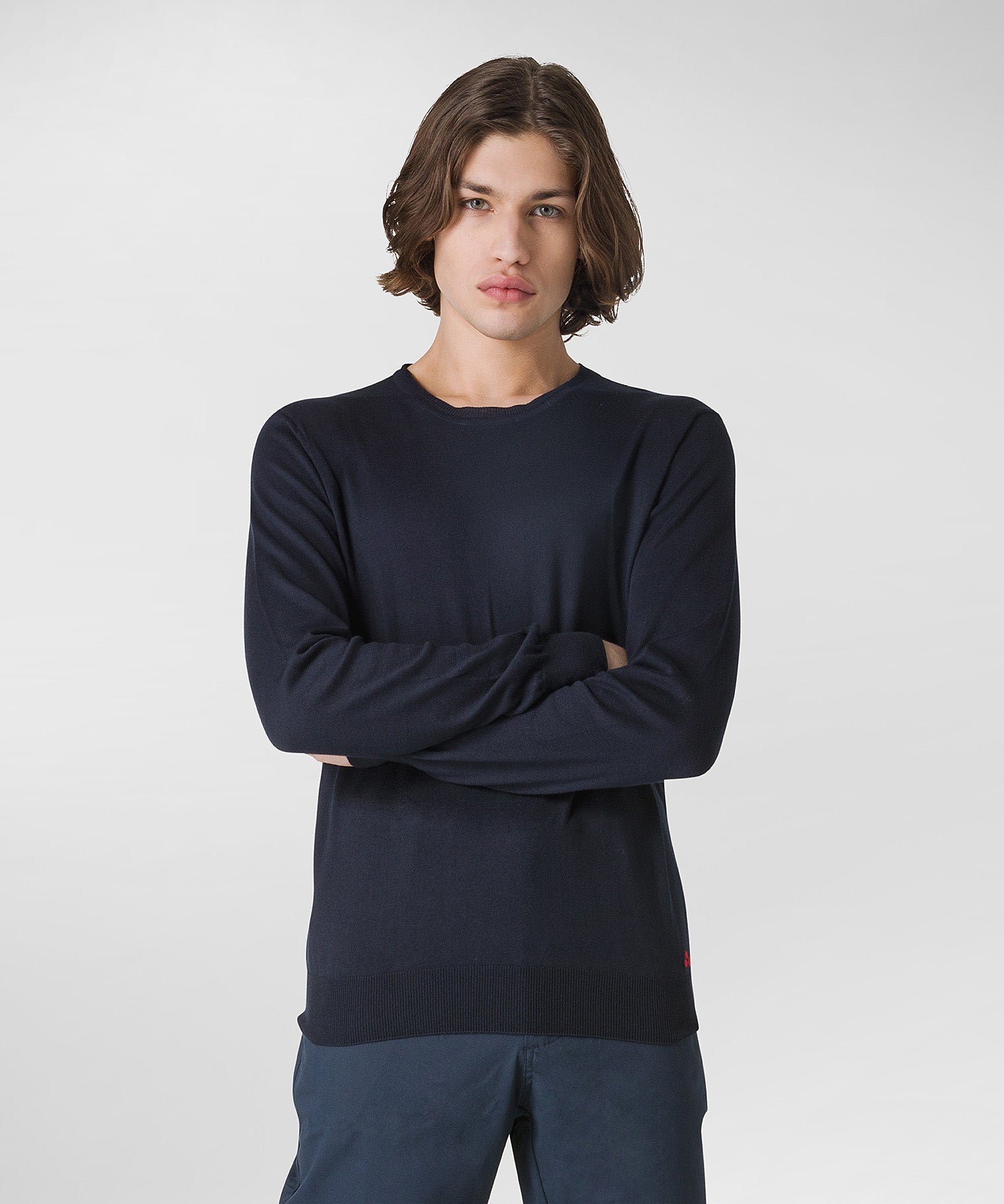 Maglia in Cotone Peuterey / Blu - Ideal Moda