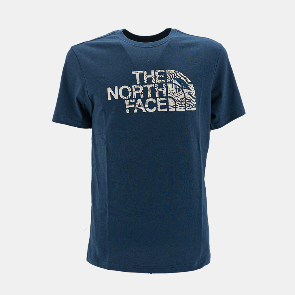T-Shirt Uomo Woodcut Dome / Blu - Ideal Moda