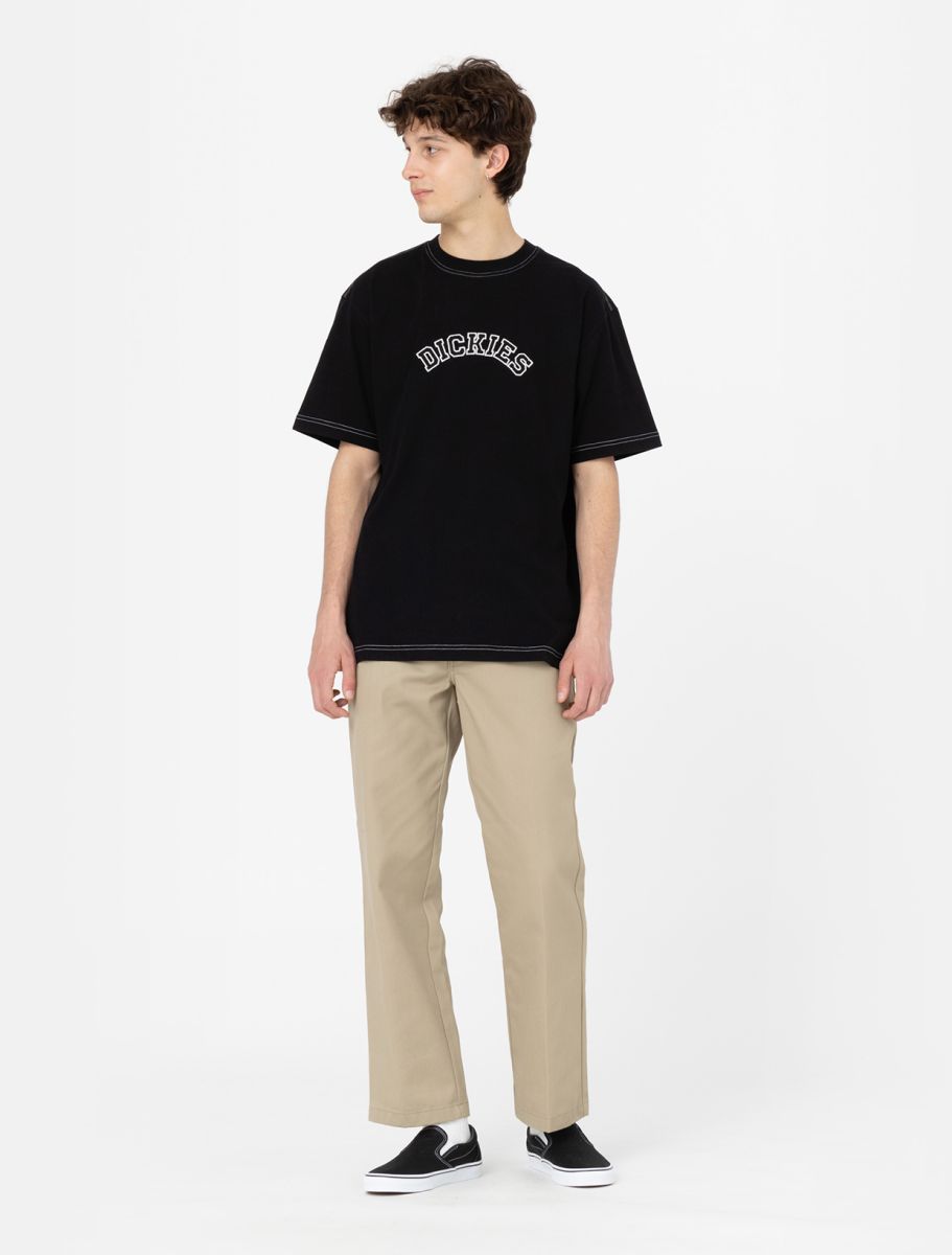 T-Shirt West Vale con Logo Dickies / Nero - Ideal Moda