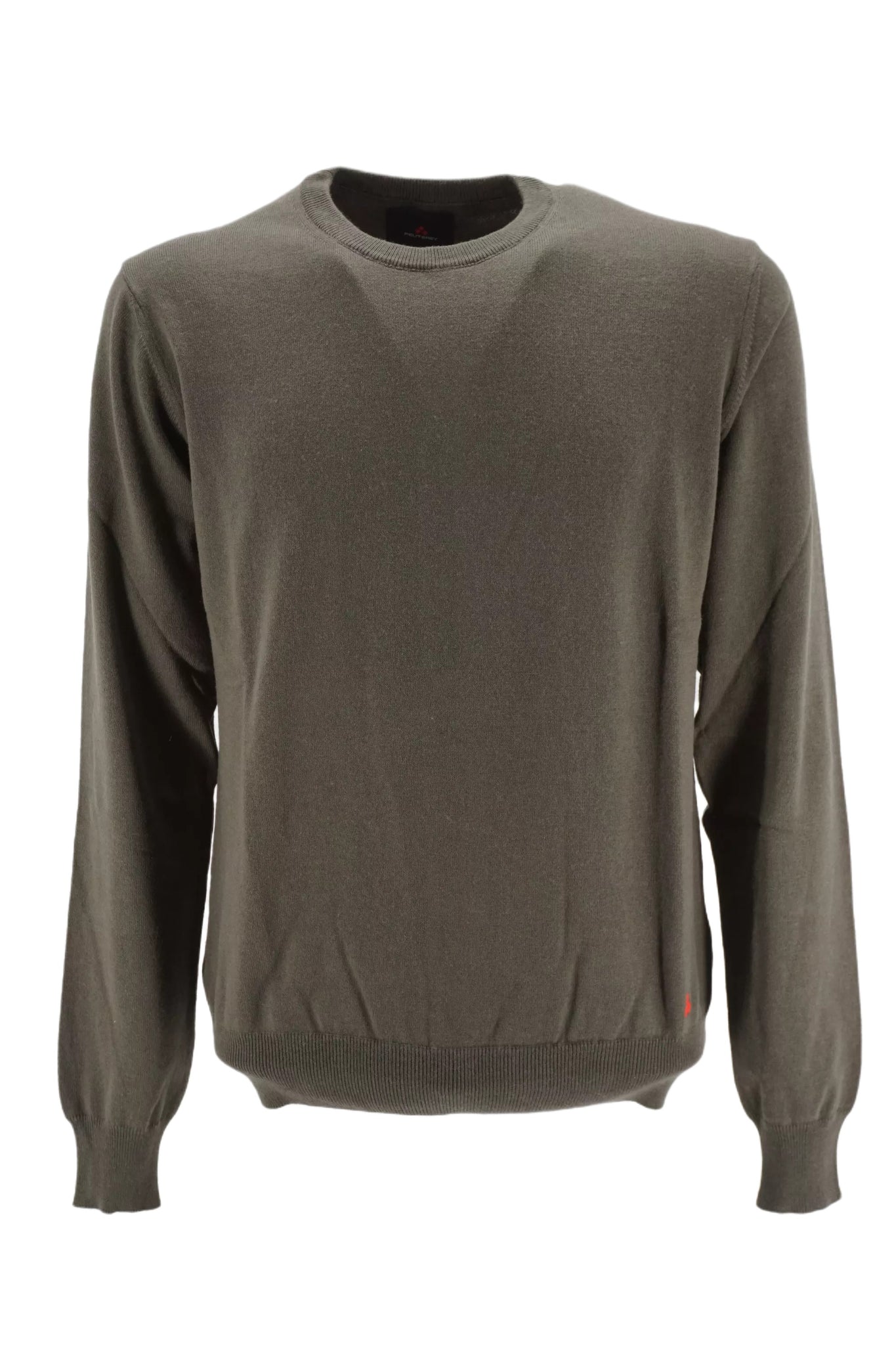 Maglia Girocollo con Logo Peuterey / Verde - Ideal Moda
