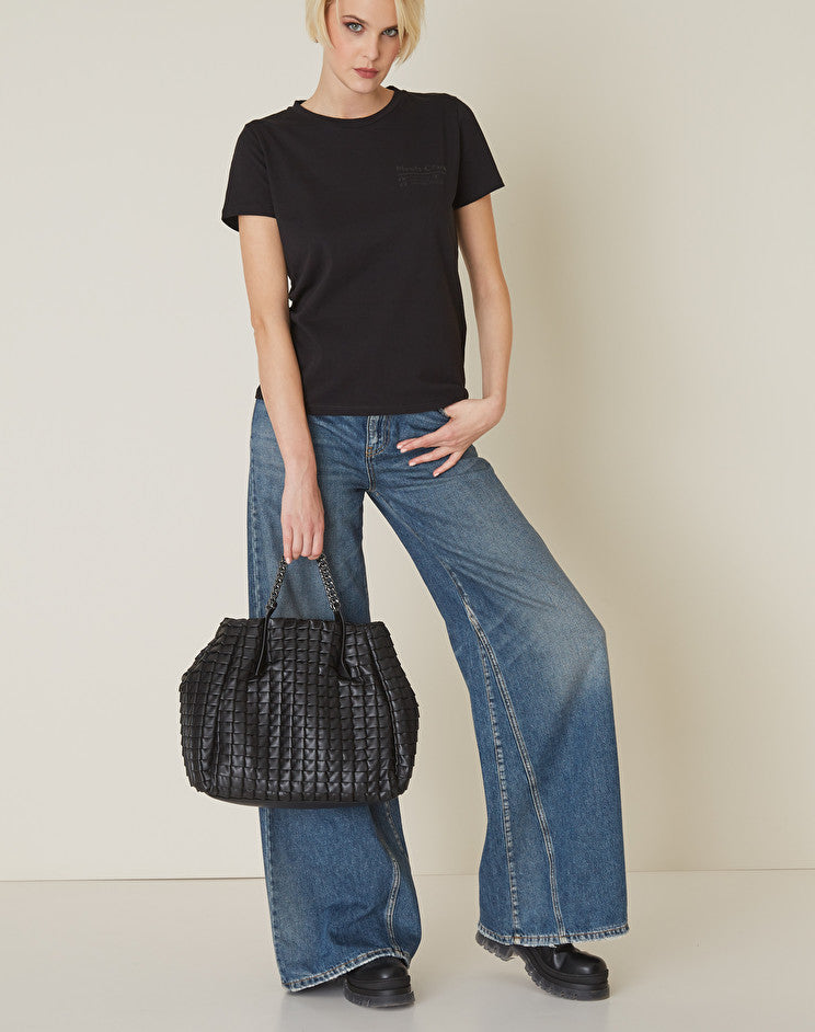 Borsa Jasmine Medium Manila Grace / Nero - Ideal Moda