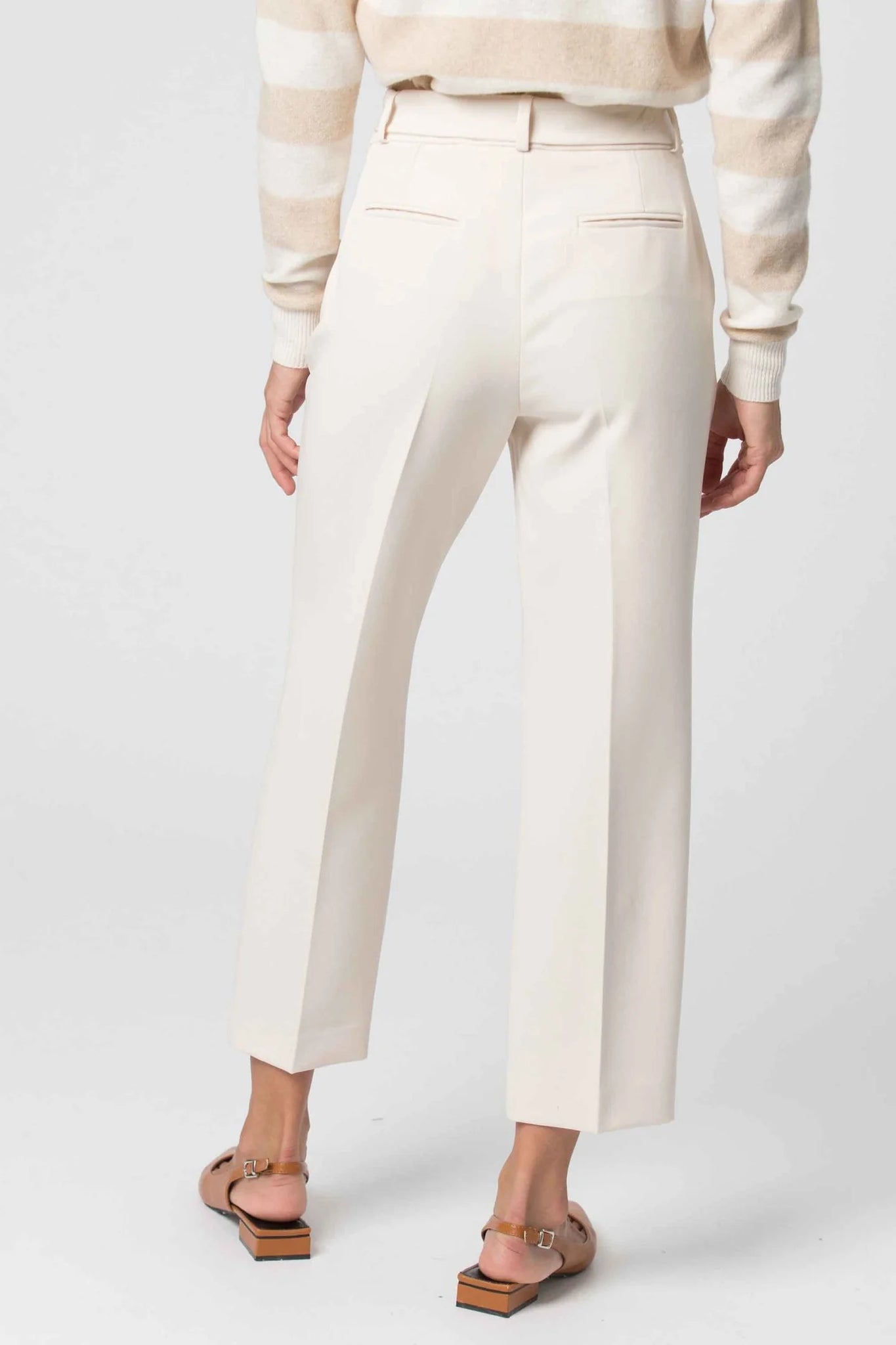 Pantalone Elegante Kocca / Bianco - Ideal Moda