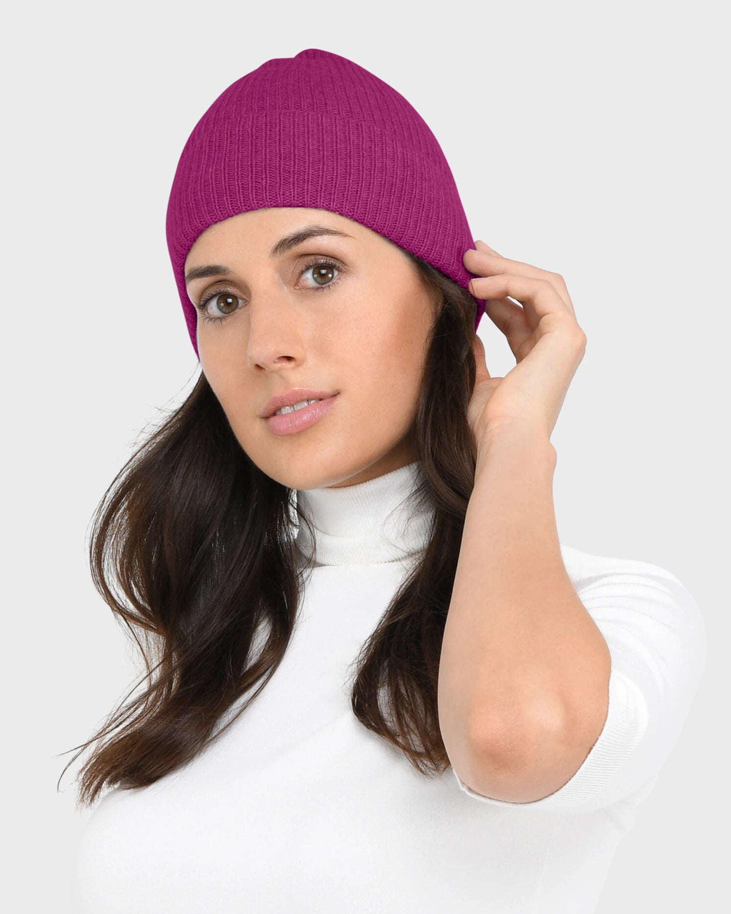 Cappello in Cashmere Absolut Cashmere / Viola - Ideal Moda