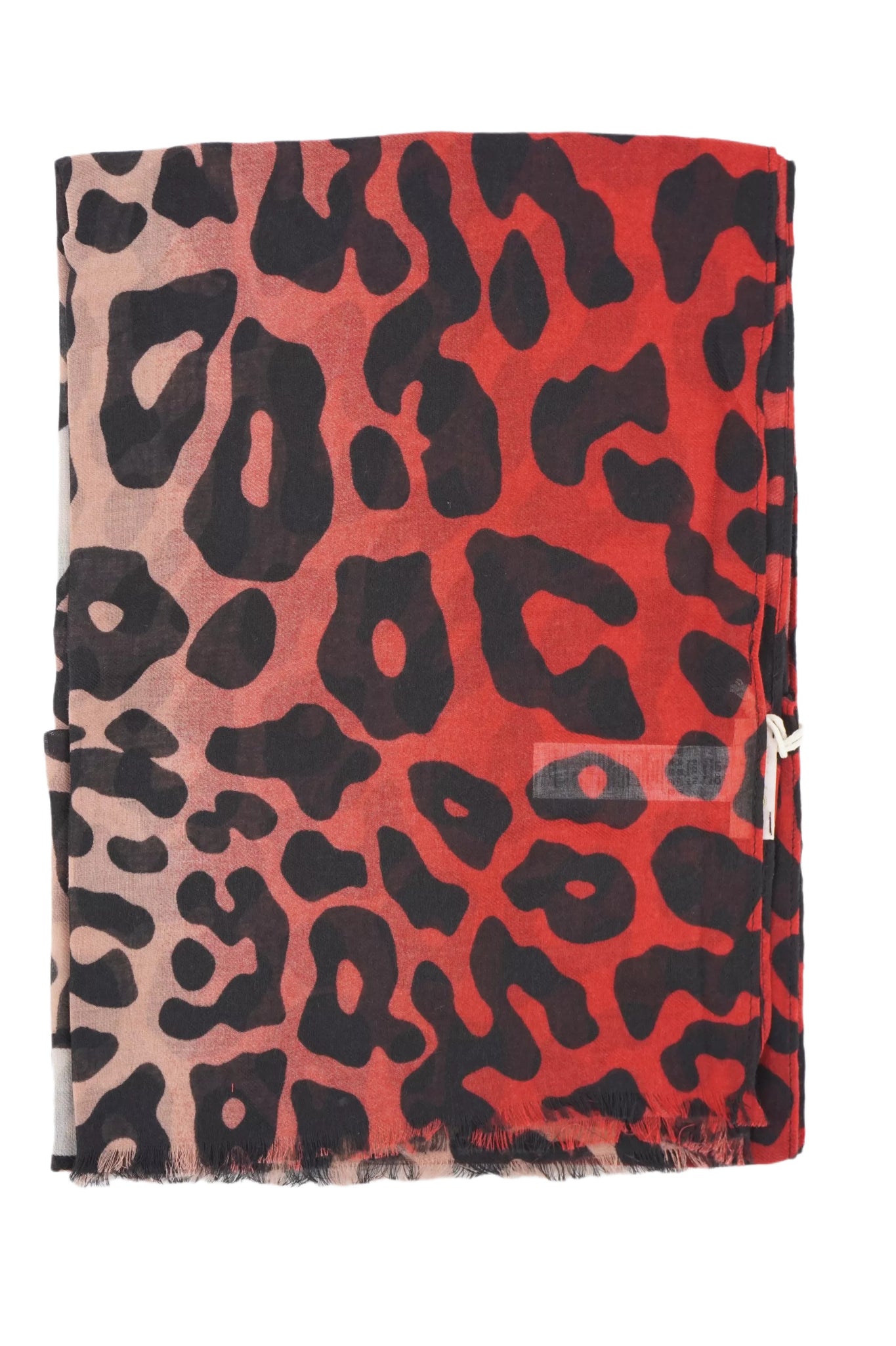 Stola con Fantasia Animalier Liu Jo / Rosso - Ideal Moda