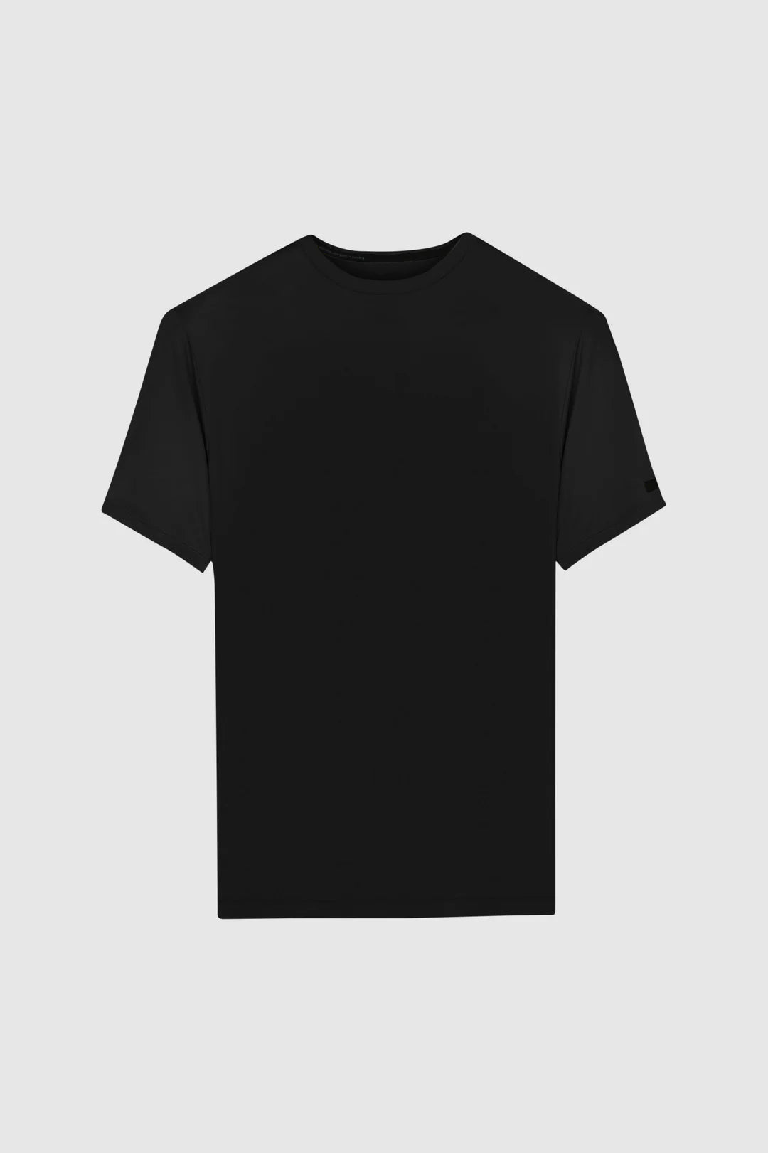T-Shirt in Crepe di Cotone RRD / Nero - Ideal Moda