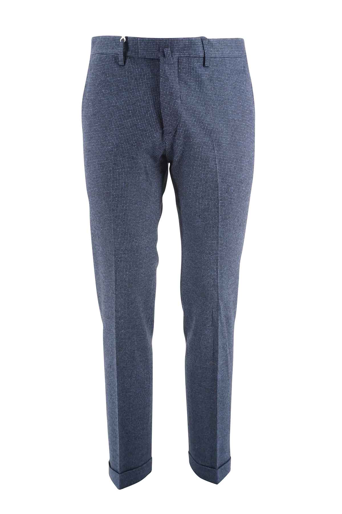 Pantalone Briglia Slim Fit / Blu - Ideal Moda