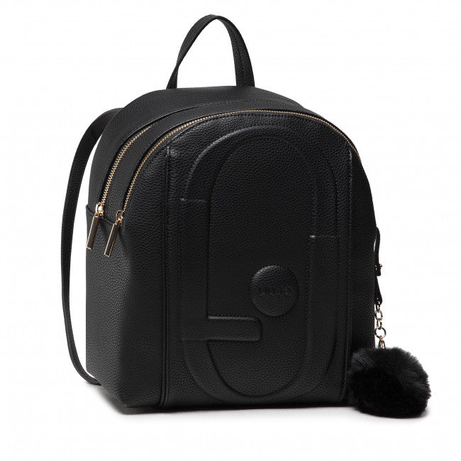 Zaino Liu Jo con Logo / Nero - Ideal Moda