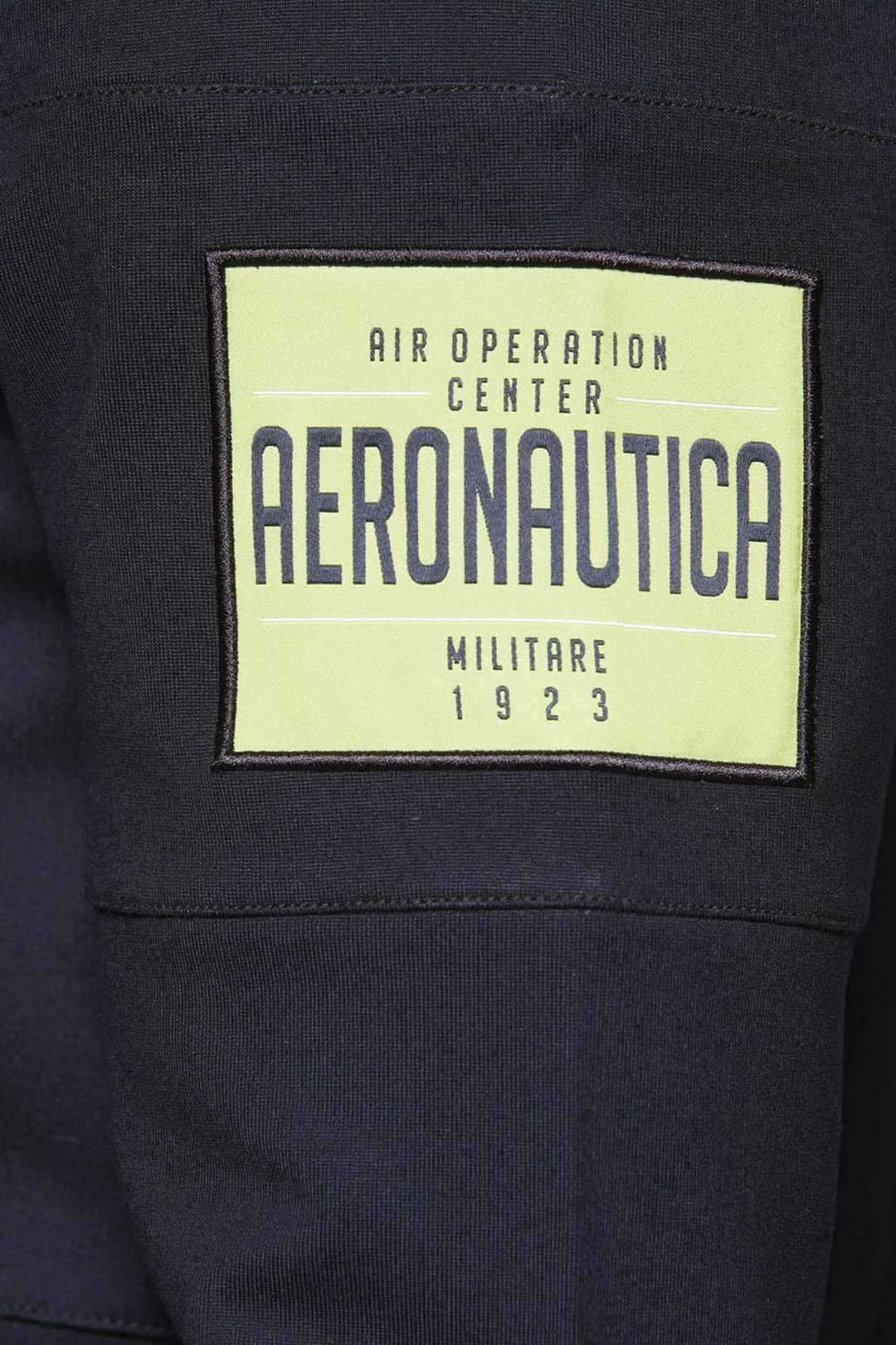 Felpa Aeronautica Militare in Interlock  / Blu - Ideal Moda