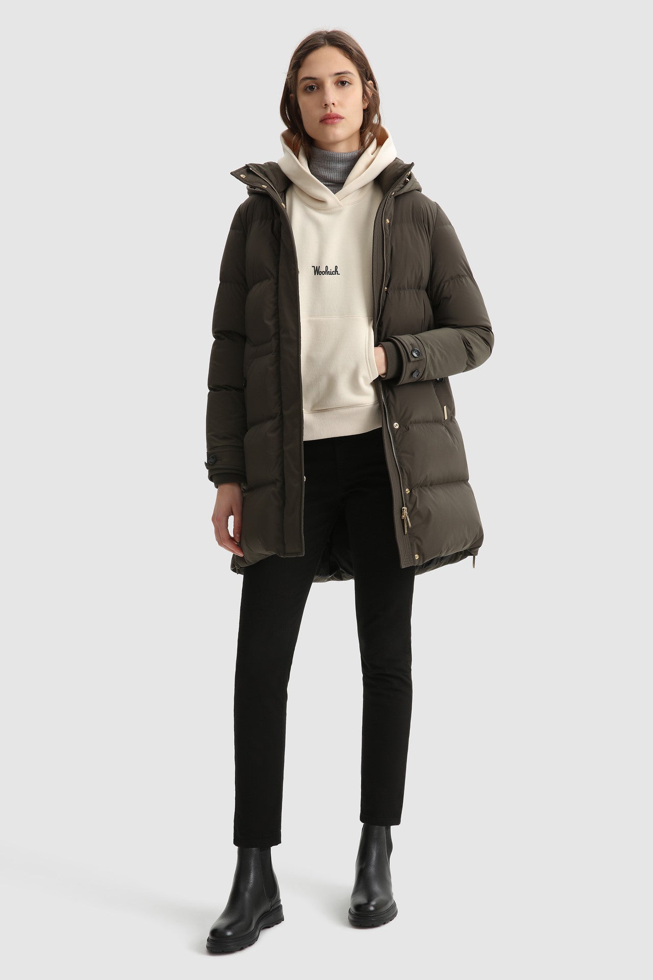 Piumino Woolrich Alesa / Verde - Ideal Moda