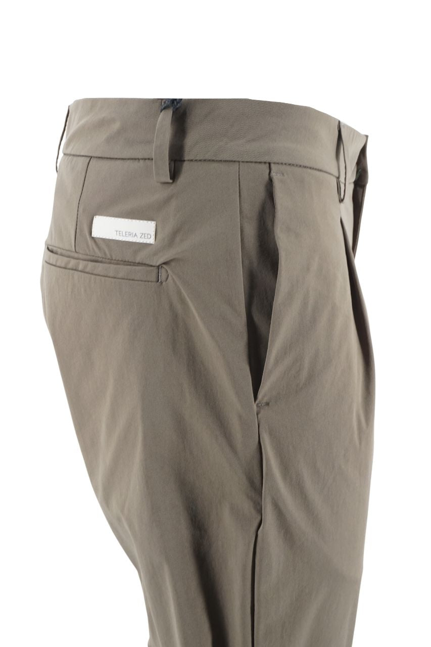 Pantalone Teleria Zed in Tessuto Tecnico / Verde - Ideal Moda