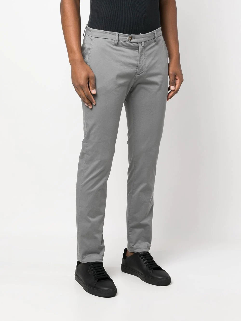 Pantalone Briglia Slim Fit / Grigio - Ideal Moda