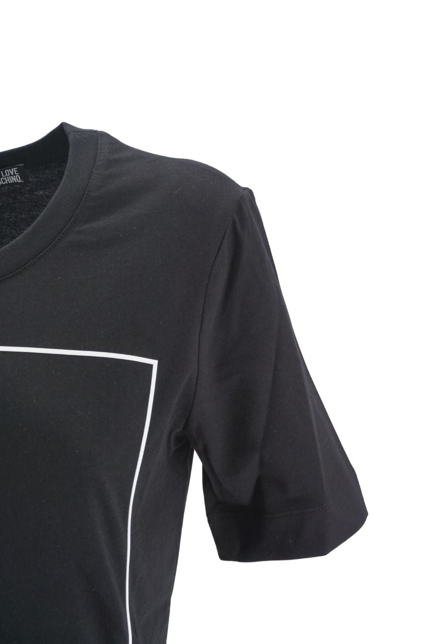 T-Shirt Love Moschino con Stampa / Nero - Ideal Moda