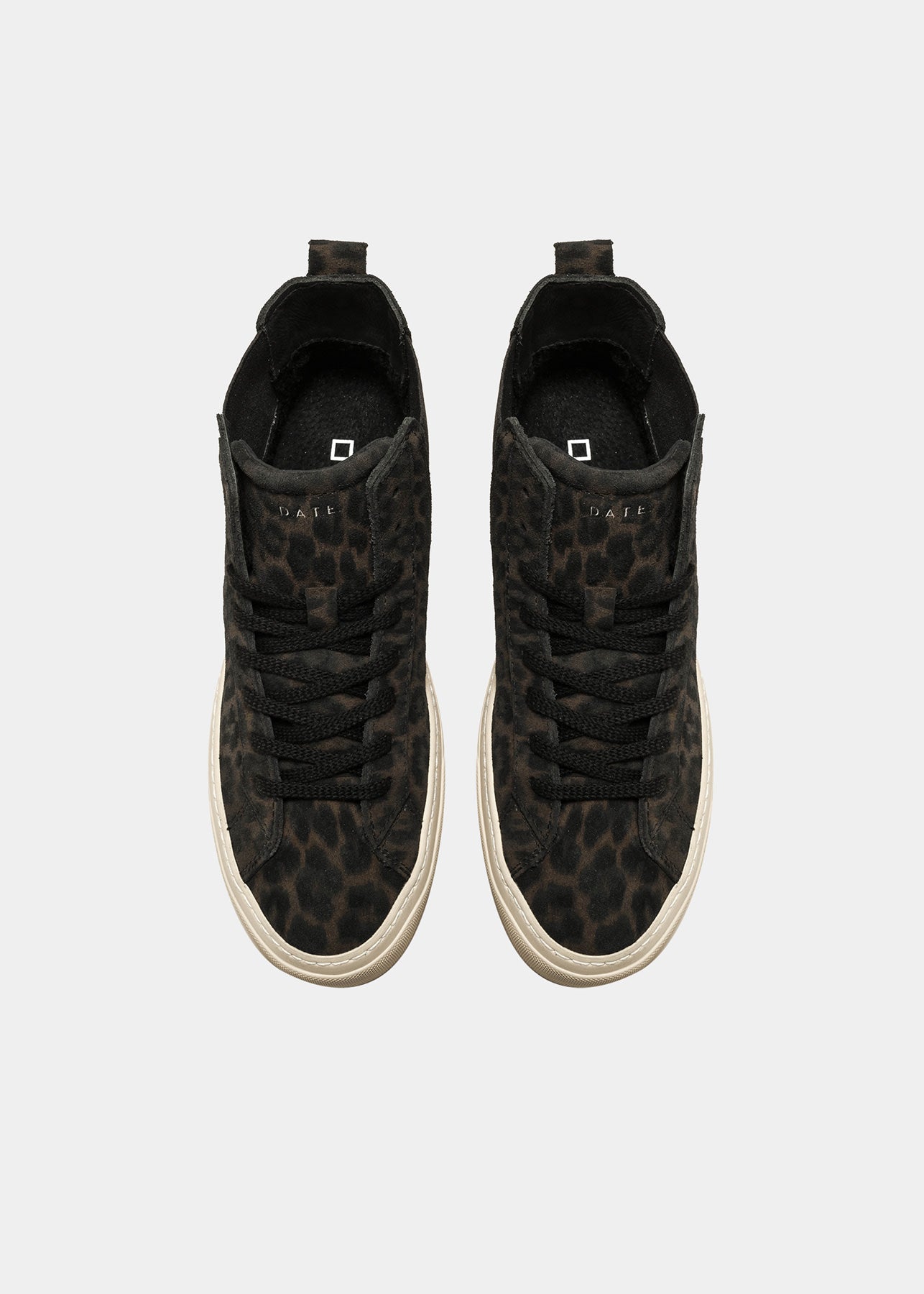 Sneaker DATE Sonica High Animalier / Bianco - Ideal Moda