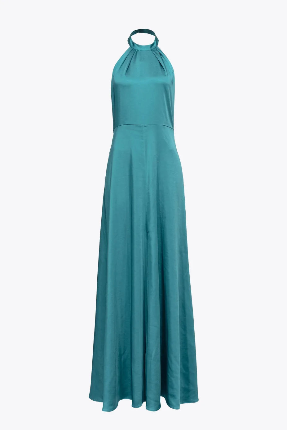 Abito Lungo in Raso Pinko  / Verde - Ideal Moda