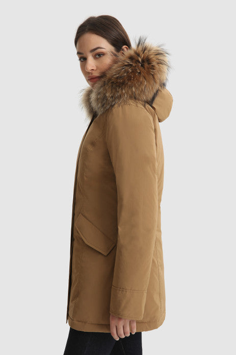 Giubbino Woolrich Luxury Arctic Parka / Marrone - Ideal Moda