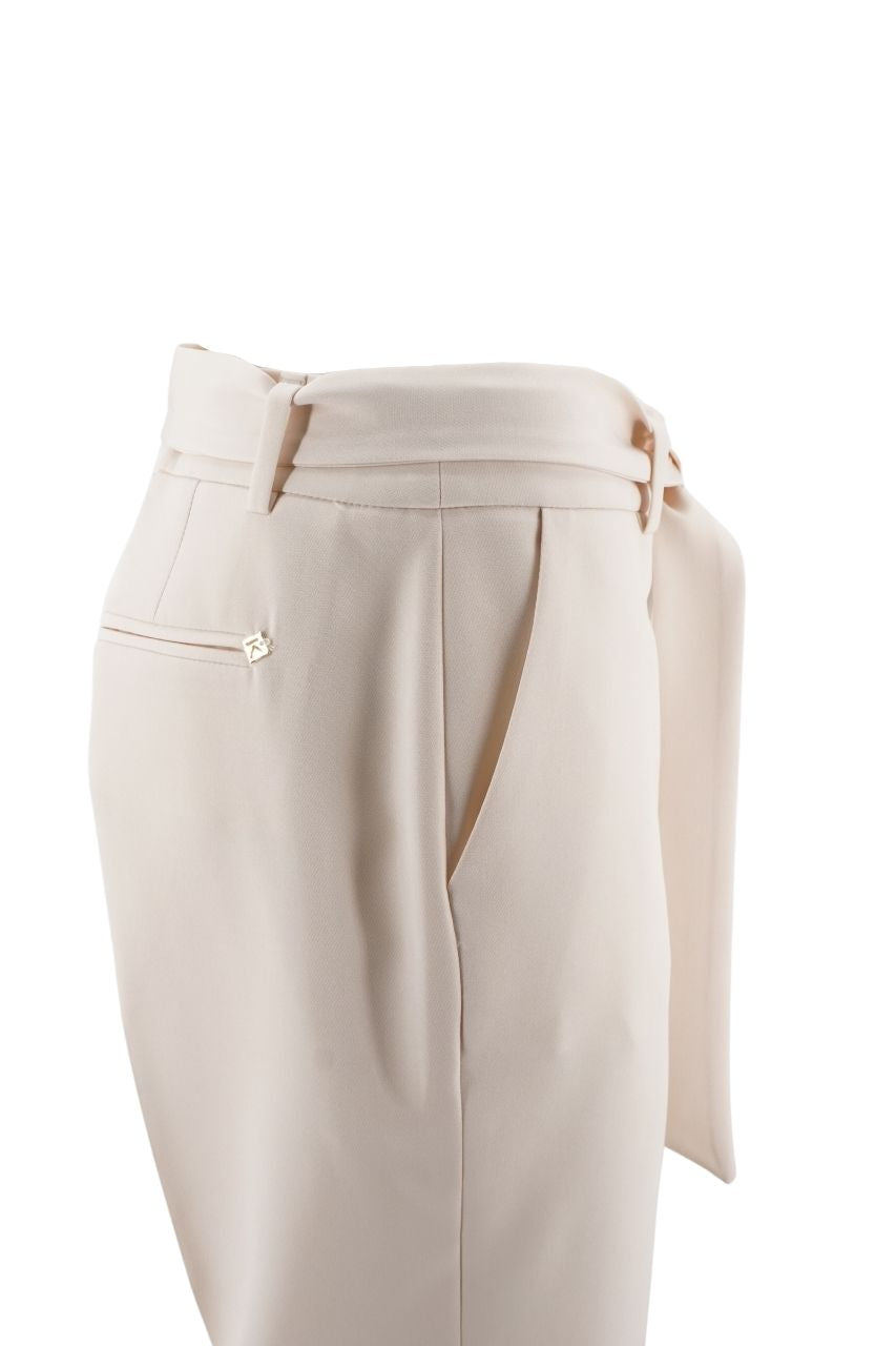 Pantalone Kocca alla Caviglia / Bianco - Ideal Moda