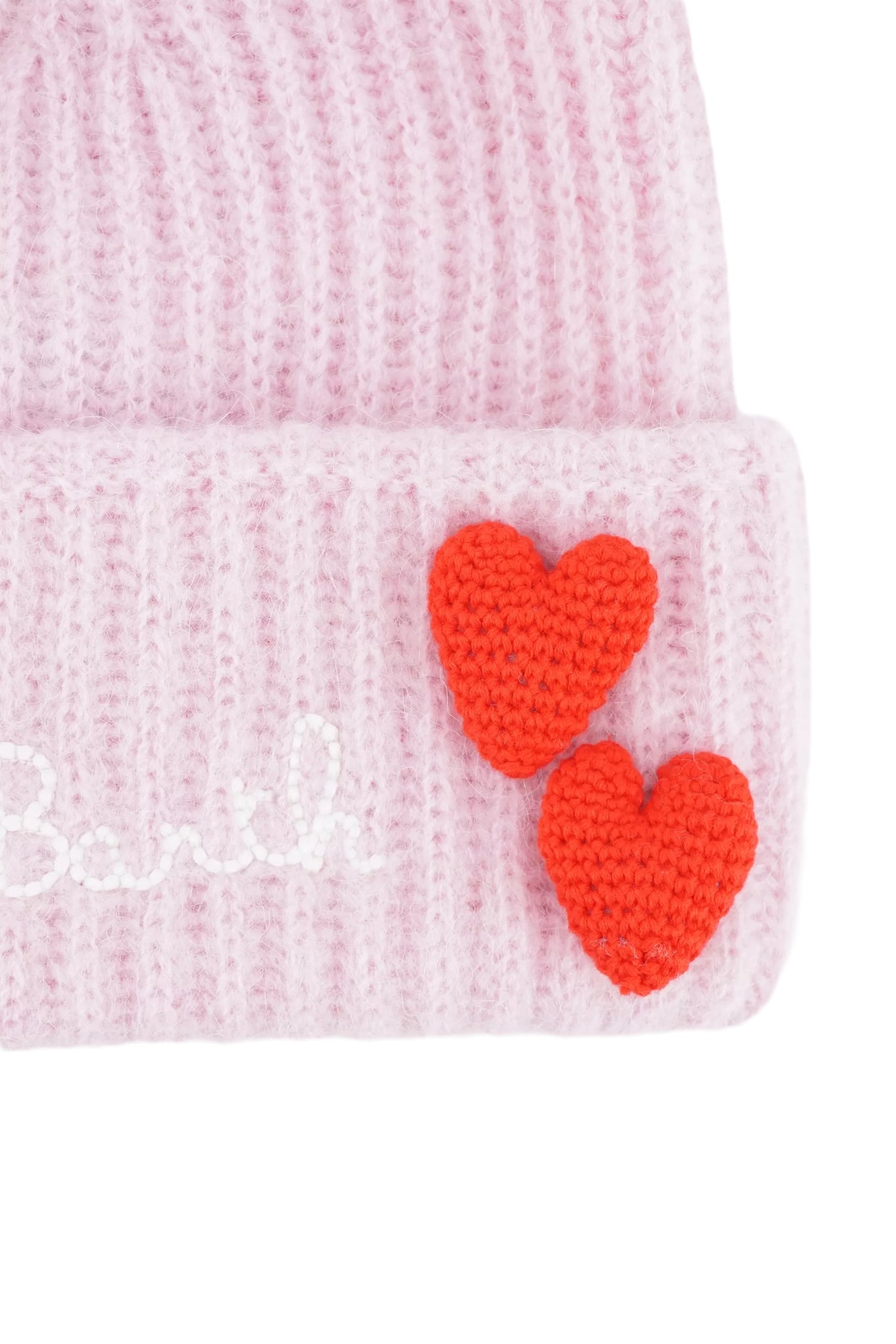 Cappello con Ricamo Mc2 Saint Barth / Rosa - Ideal Moda