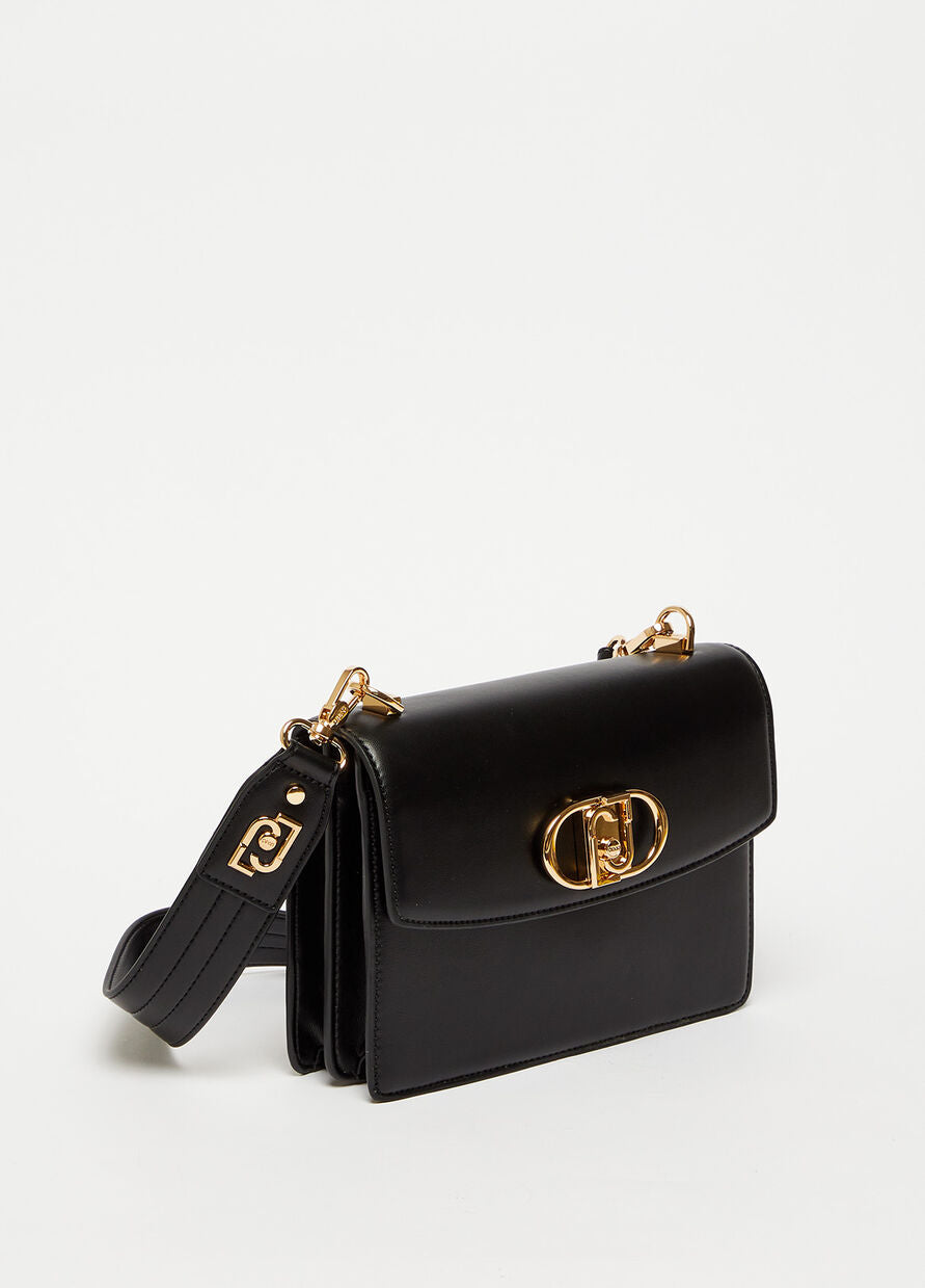Borsa a Spalla con Logo Liu Jo / Nero - Ideal Moda