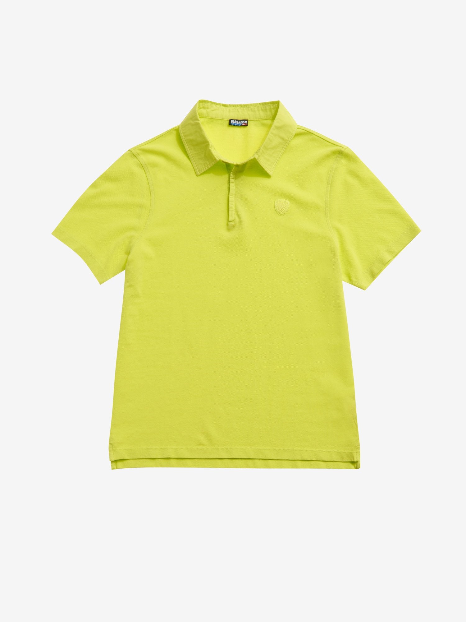 Polo Collo in Popeline / Giallo - Ideal Moda