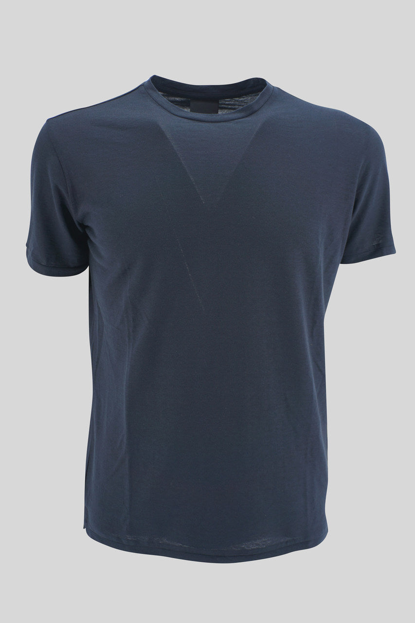 T-Shirt Shirty Crepe / Blu - Ideal Moda