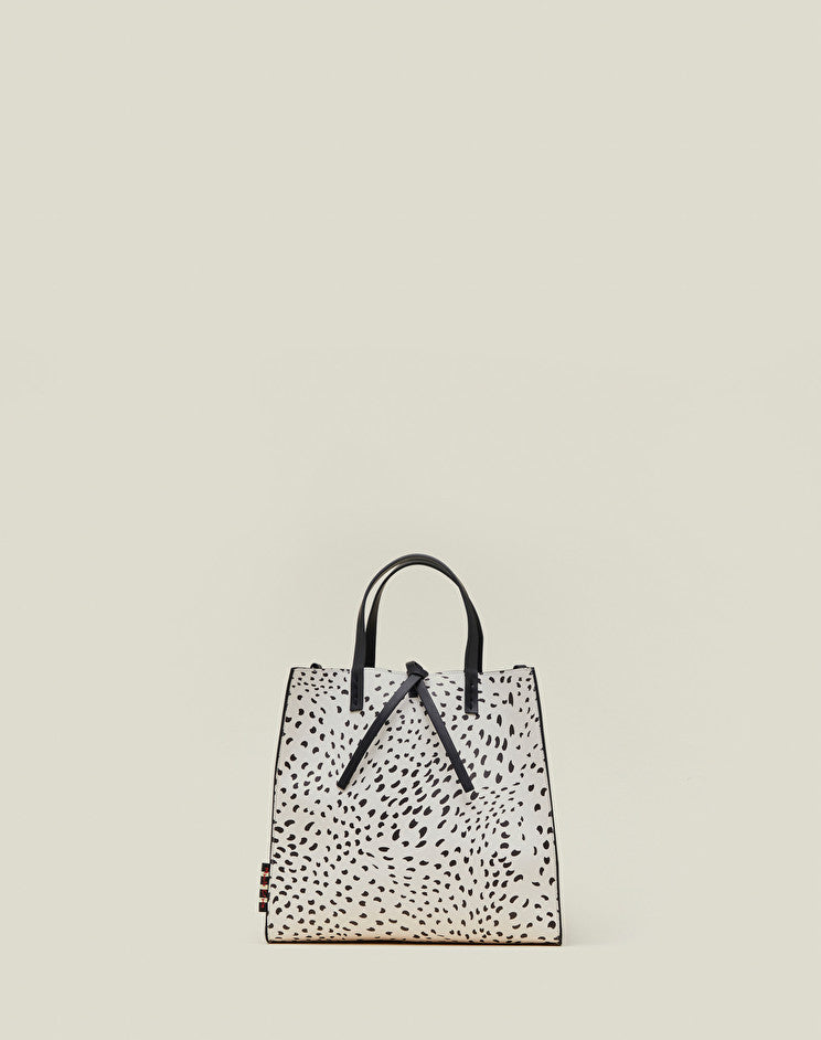 Borsa Felicia con Stampa a Pois Manila Grace / Bianco - Ideal Moda