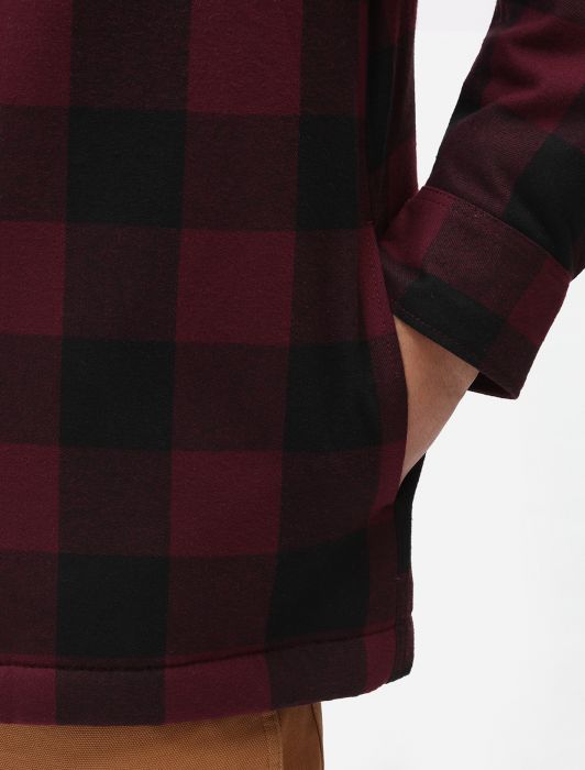 Camicia in Flanella Dickies / Bordeaux - Ideal Moda