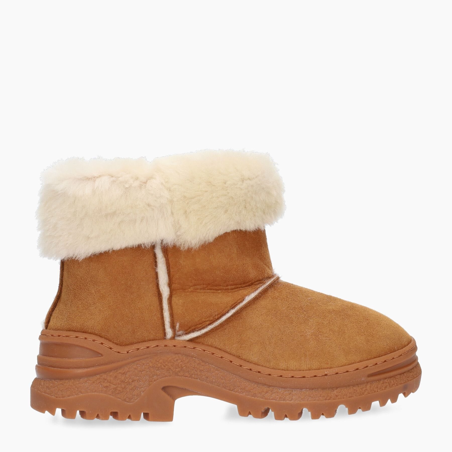 Stivaletto in Montone Frau / Beige - Ideal Moda