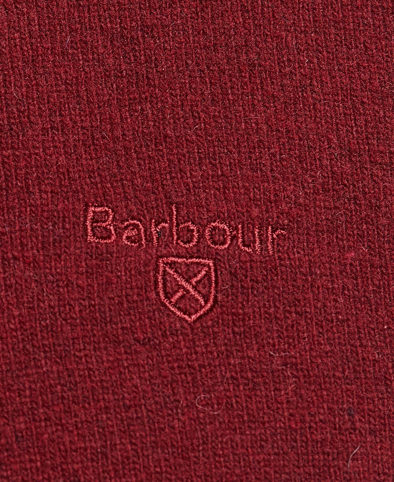Maglia Barbour girocollo / Bordeaux - Ideal Moda