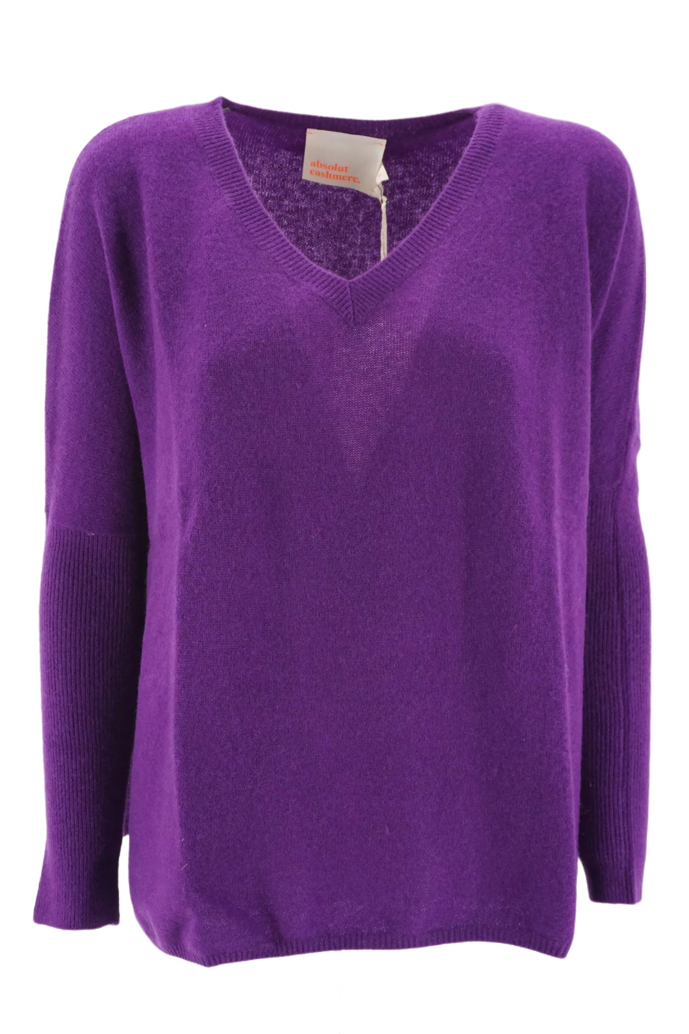 Maglione Free People Harmony Cashmere V-Neck Viola - XS - Nuovo - Foto 3