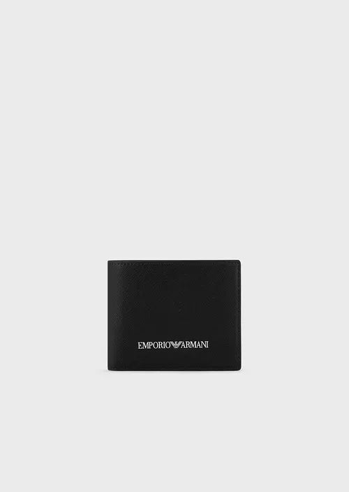 Portafoglio con Coin Pocket Emporio Armani / Nero - Ideal Moda