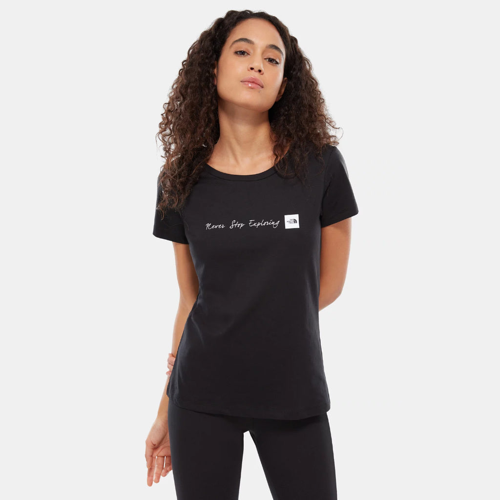 T-Shirt Donna NSE / Nero - Ideal Moda