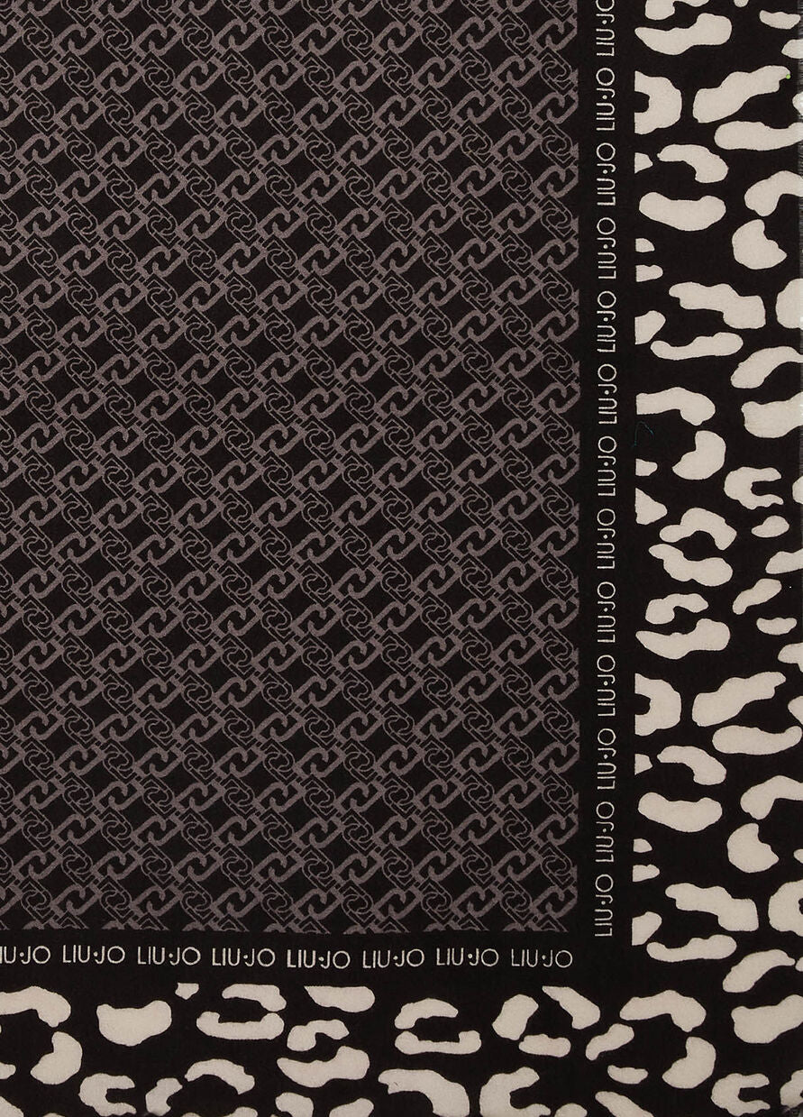 Foulard Liu Jo con Stampa / Nero - Ideal Moda
