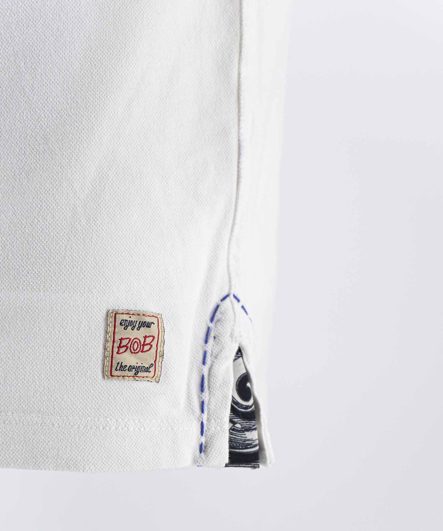 Polo Bob "Milk" / Bianco - Ideal Moda