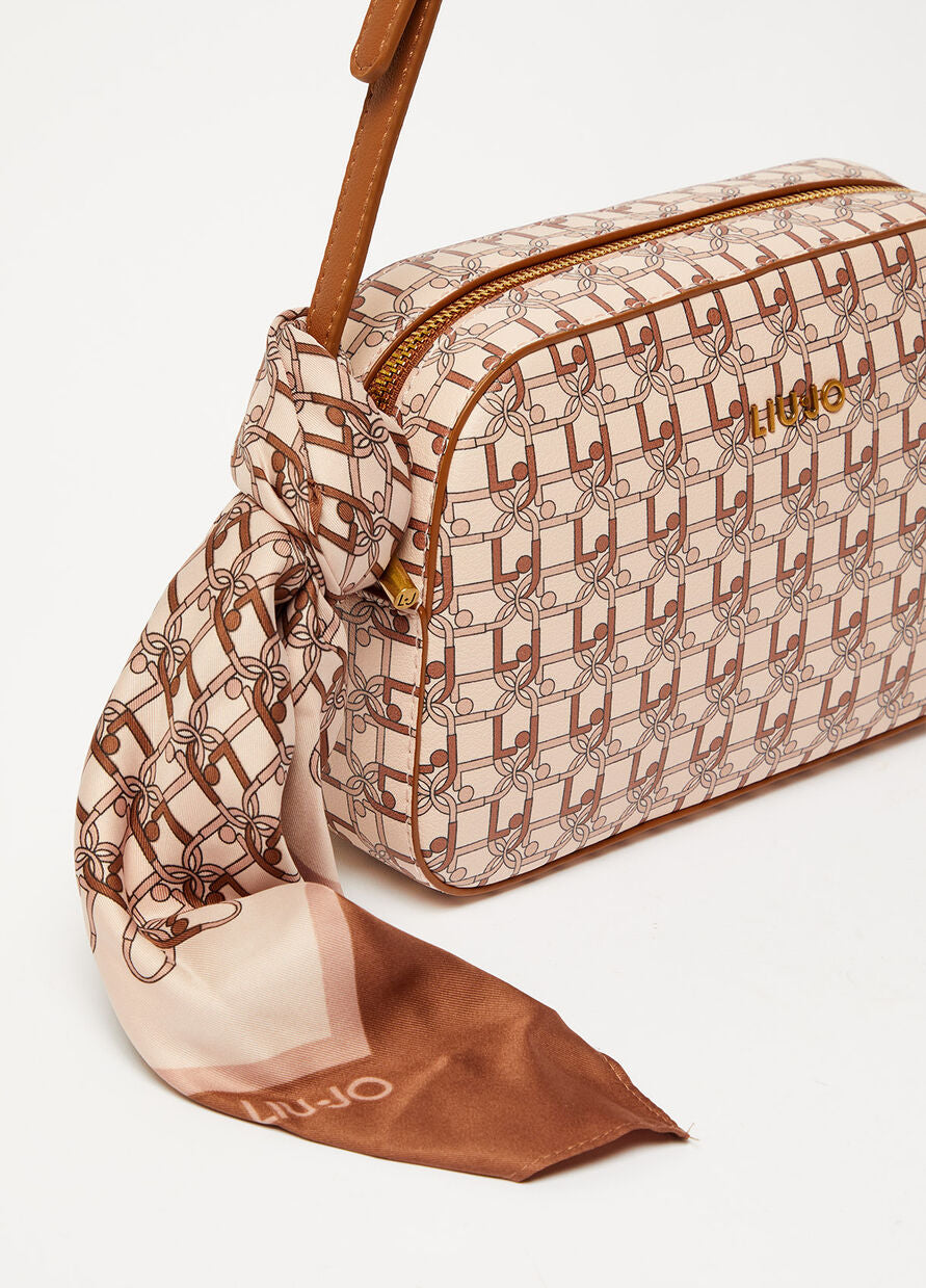 Borsa a Tracolla con Logo Liu Jo / Cuoio - Ideal Moda