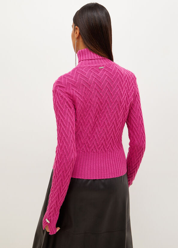 Dolcevita in Misto Lana Liu Jo / Rosa - Ideal Moda