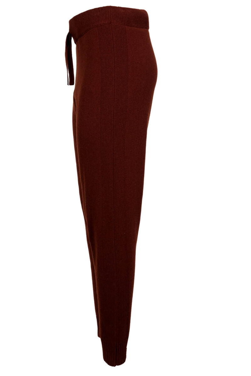 Pantalone in Maglia / Marrone - Ideal Moda