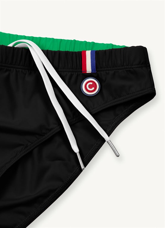Costume da bagno elasticizzato / Nero - Ideal Moda