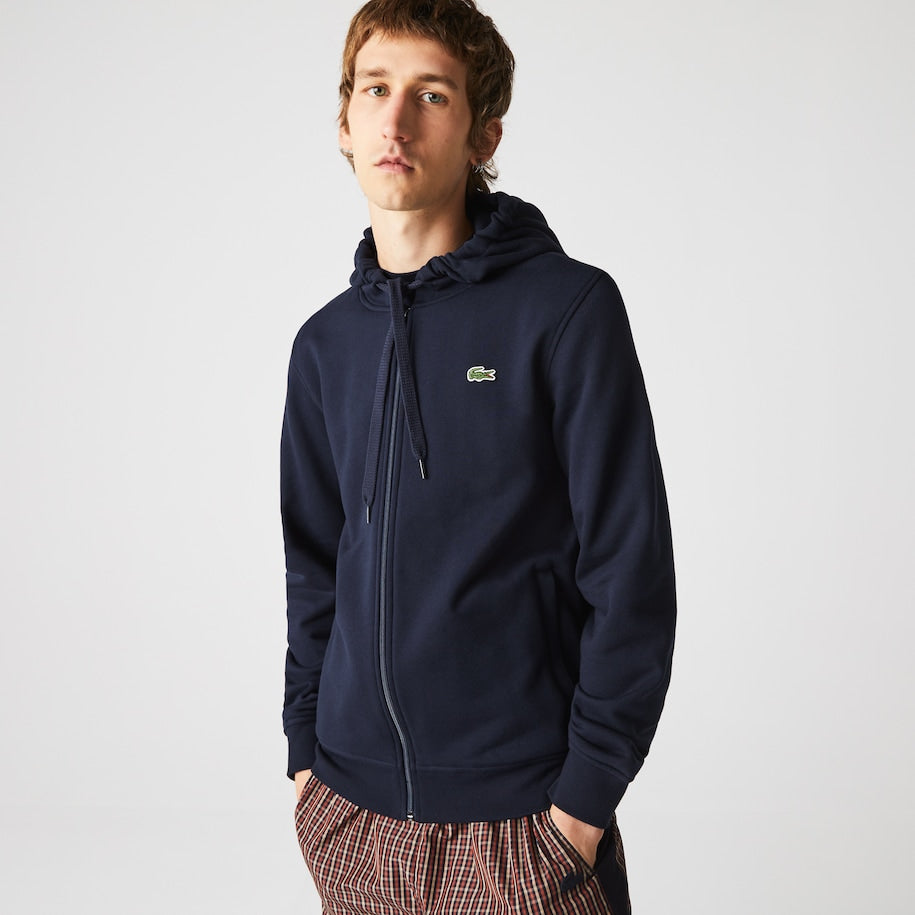 Felpa Lacoste Fullzip / Blu - Ideal Moda