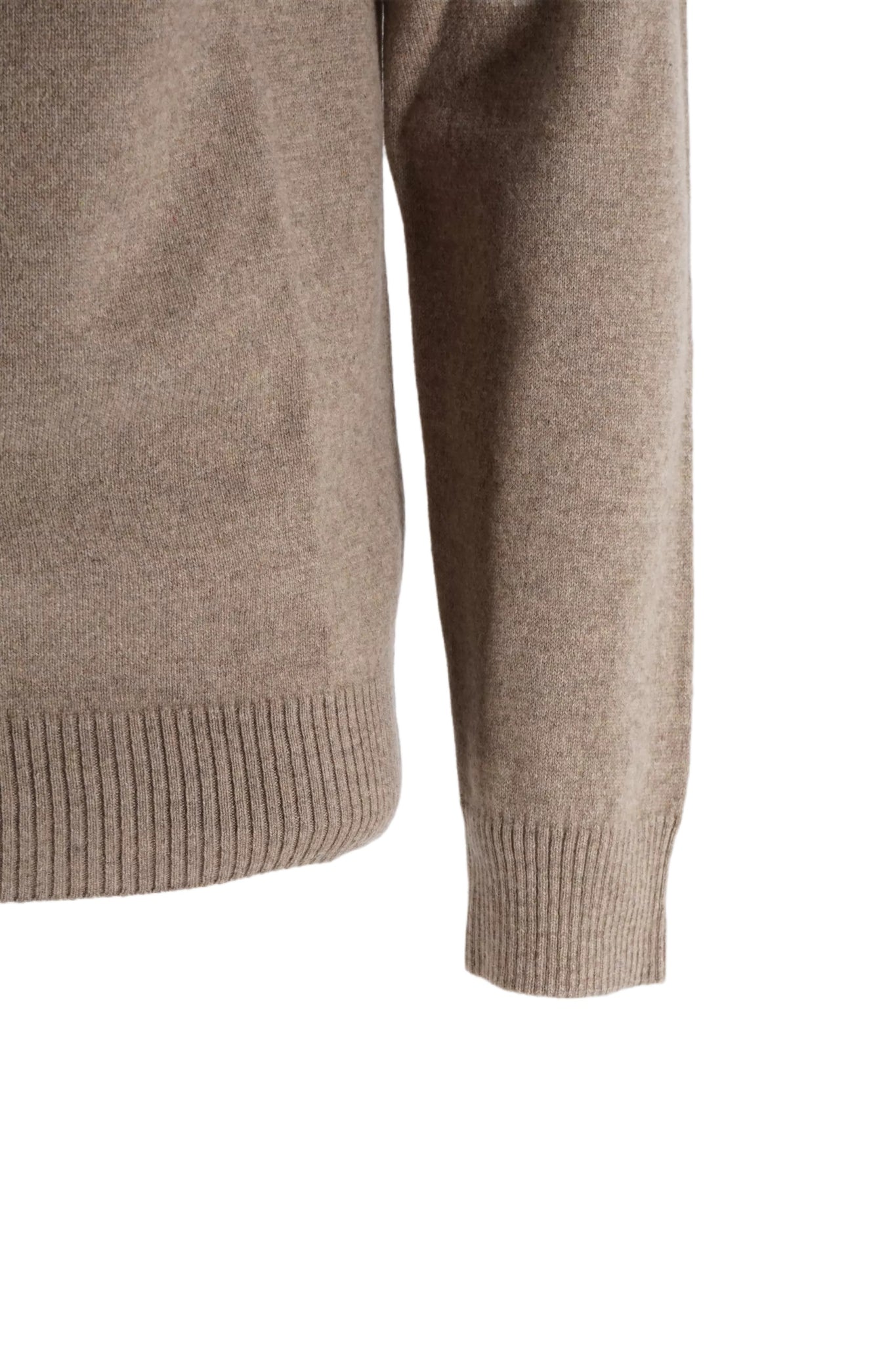 Maglia a Collo Alto in Cashmere Riciclato Daniele Fiesoli / Beige - Ideal Moda