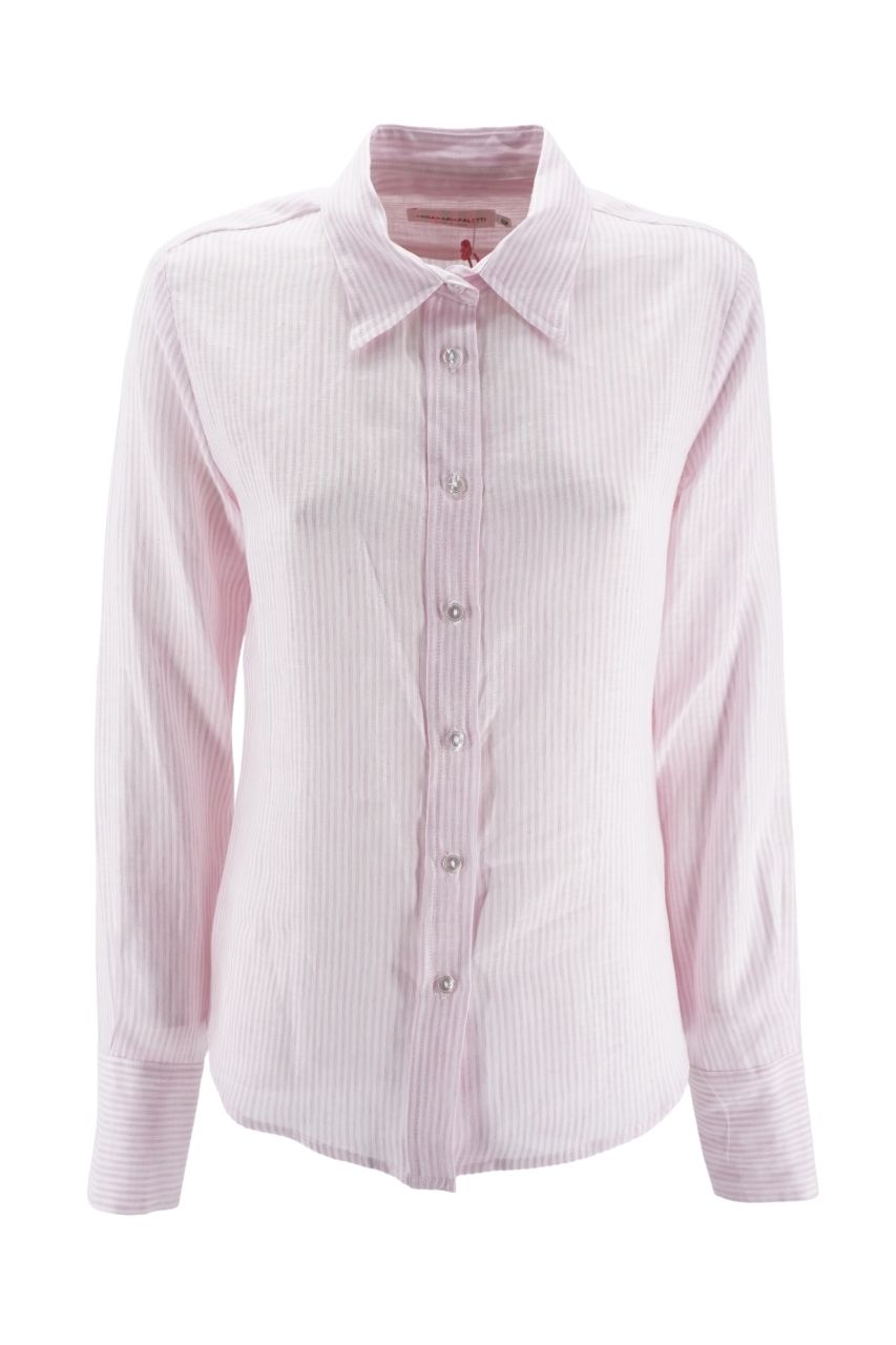 Camicia in Lino / Rosa - Ideal Moda