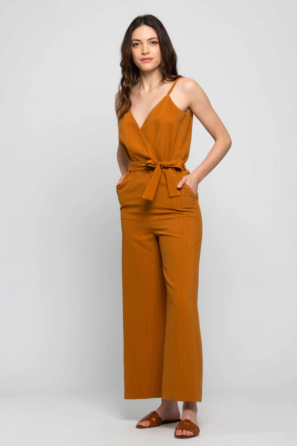 Tuta in Viscosa Kocca / Marrone - Ideal Moda