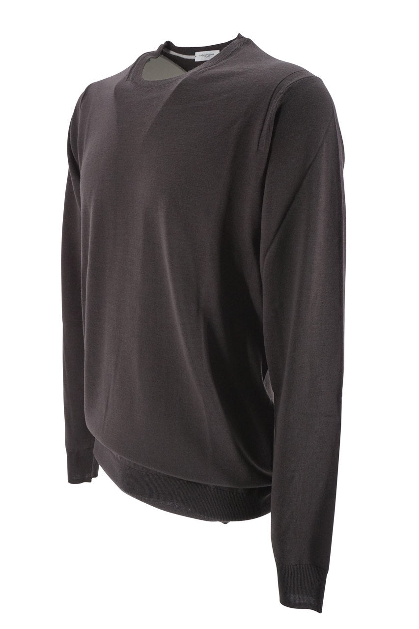 Maglia Paolo Pecora Girocollo / Marrone - Ideal Moda