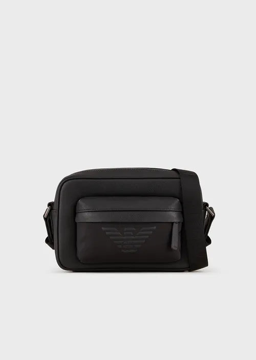 Borsa a Tracolla in Pelle Emporio Armani / Nero - Ideal Moda